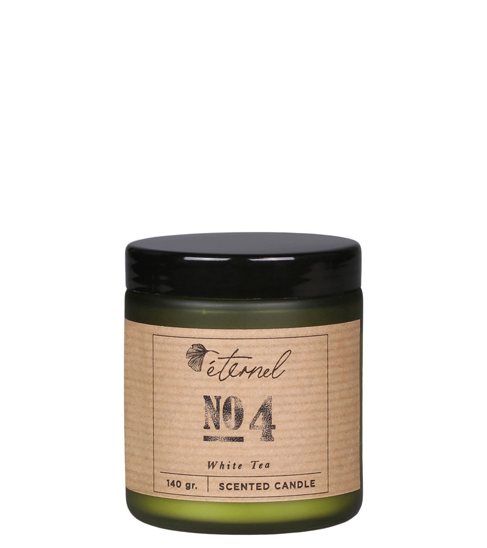 Bougie parfumée - White Tea No.4 - Vegan - 35 heures