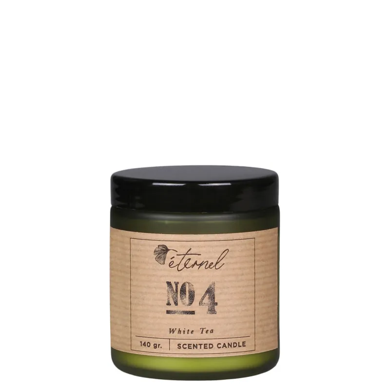 Bougie parfumée - White Tea No.4 - Vegan - 35 heures