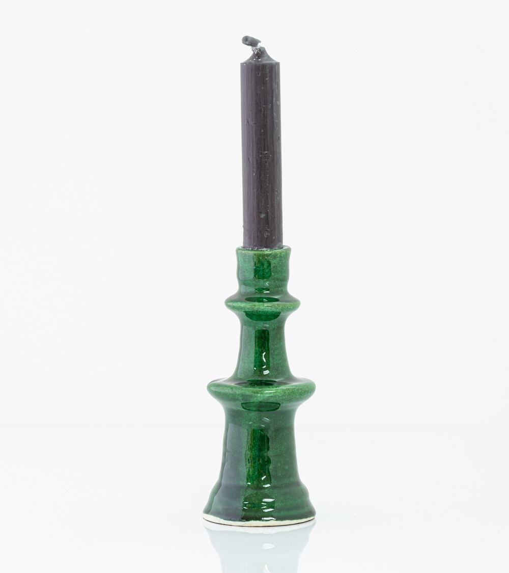 Bougeoir marocain type Tamegroute - vert - petit modèle