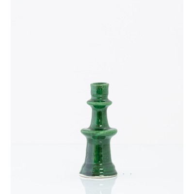 Bougeoir marocain type Tamegroute - vert - petit modèle