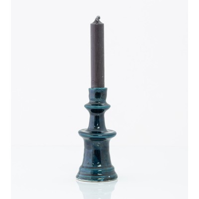 Bougeoir marocain type Tamegroute - bleu - petit modèle