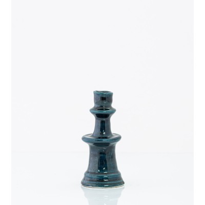 Bougeoir marocain type Tamegroute - bleu - petit modèle