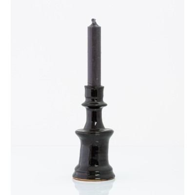 Bougeoir marocain type Tamegroute - noir - petit modèle
