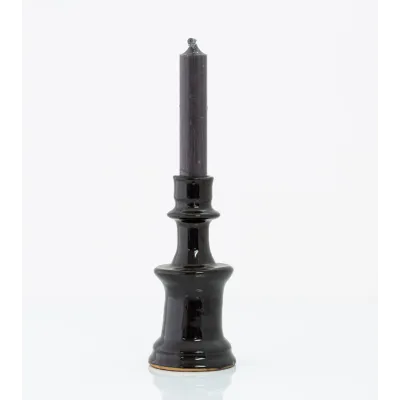 Bougeoir marocain type Tamegroute - noir - petit modèle