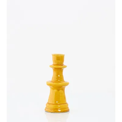 Bougeoir marocain type Tamegroute - ocre - petit modèle
