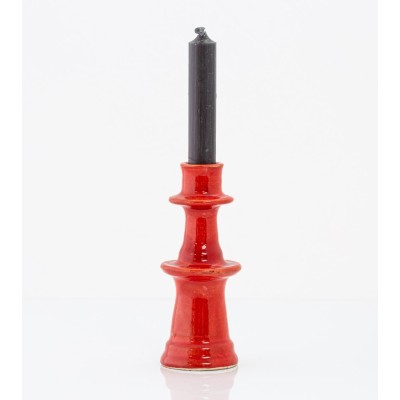 Bougeoir marocain type Tamegroute - rouge - petit modèle