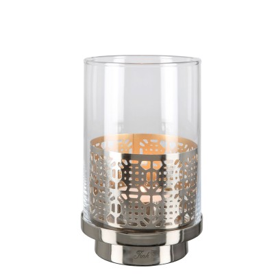 Photophore avec verre Biala H 20,5 cm