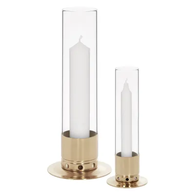 Photophore Kattvik® Laiton poli verni Large | Maison du bougeoir
