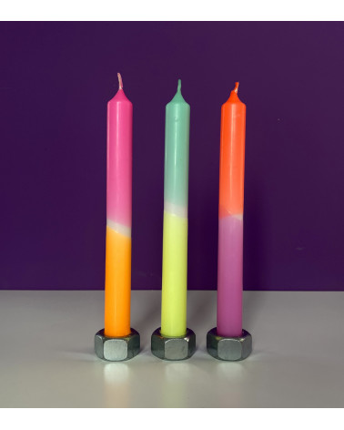 Dip Dye Neon * Awesome Tummy Ø 2,1 cm - H 21 cm (pack de 3)