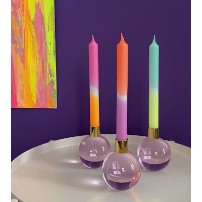 Dip Dye Neon * Awesome Tummy Ø 2,1 cm - H 21 cm (pack de 3)