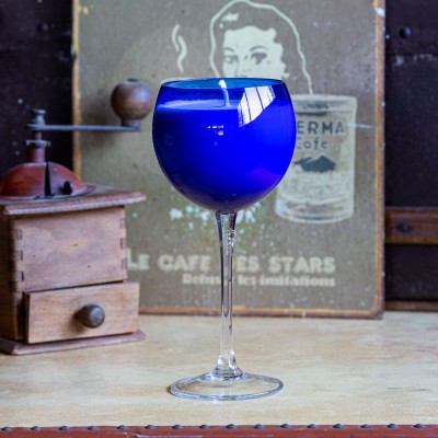 Bougie parfumée Thélinde – Fleur d’Oranger verre cocktail