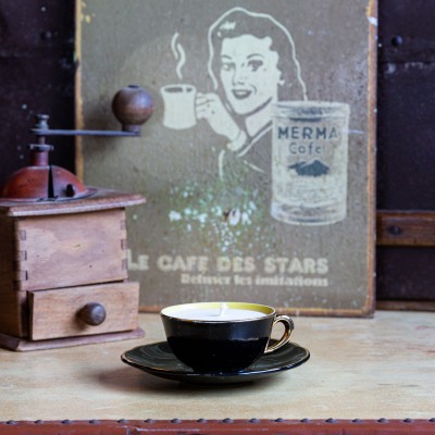 Bougie parfumée Veldinie – Fleur d’Oranger tasse vintage