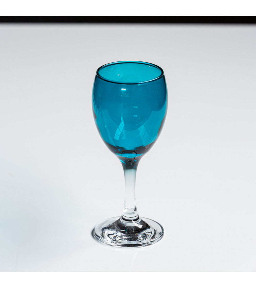 Bougie parfumée Fleur d'Oranger - verre à vin upcyclé "Alnaïs" - 26h
