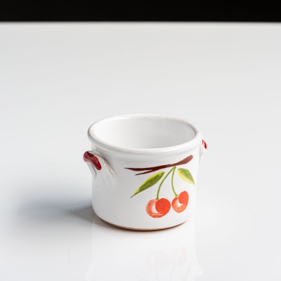 Bougie parfumée Tubéreuse – Coline pot cerise vintage