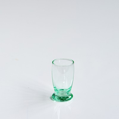 Bougie parfumée Tubéreuse - verre à liqueur upcyclé "Véranise" - 3h