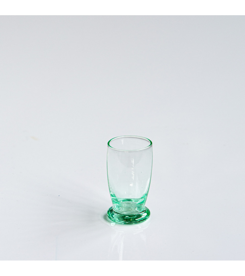 Bougie parfumée Tubéreuse - verre à liqueur upcyclé "Véranise" - 3h