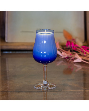 Bougie parfumée Célimène – Bois d’Olivier, verre upcyclé