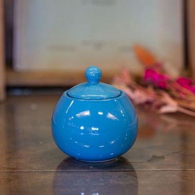 Bougie parfumée Laurente – Tubéreuse, sucrier upcyclé