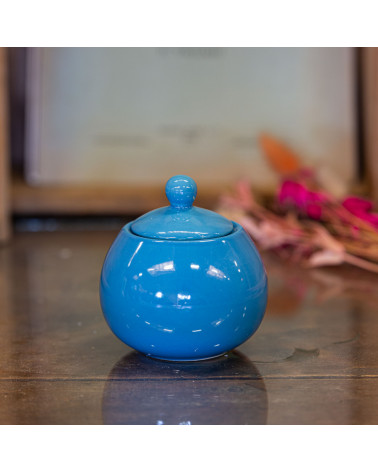 Bougie parfumée Laurente – Tubéreuse, sucrier upcyclé