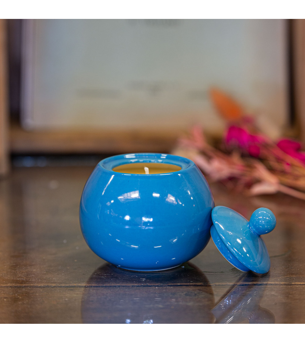 Bougie parfumée Laurente – Tubéreuse, sucrier upcyclé