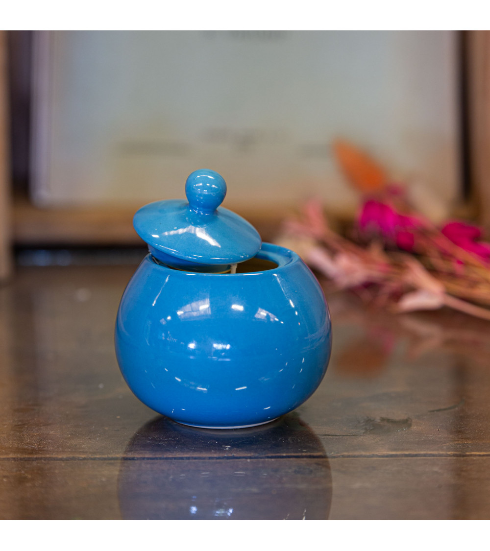 Bougie parfumée Laurente – Tubéreuse, sucrier upcyclé