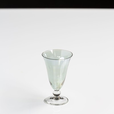 Bougie parfumée Fleur d'Oranger - grand verre à digestif upcyclé "Ulcinie" - 8h