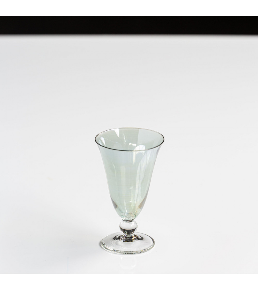 Bougie parfumée Fleur d'Oranger - grand verre à digestif upcyclé "Ulcinie" - 8h