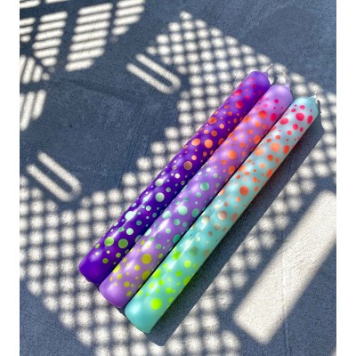 Dip Dye Graphic lights * Dots 401 Ø 2,1 cm - H 21 cm (pack de 3)