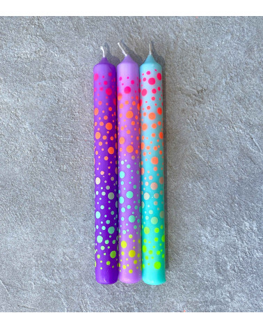 Dip Dye Graphic lights * Dots 401 Ø 2,1 cm - H 21 cm (pack de 3)