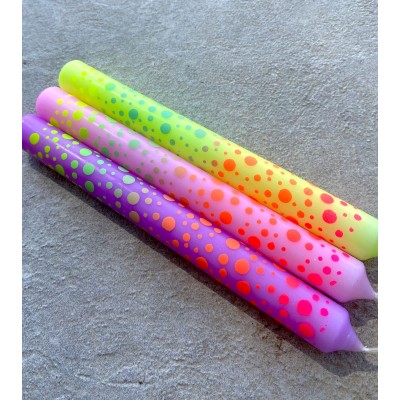 Dip Dye Graphic lights * Dots 402 Ø 2,1 cm - H 21 cm (pack de 3)