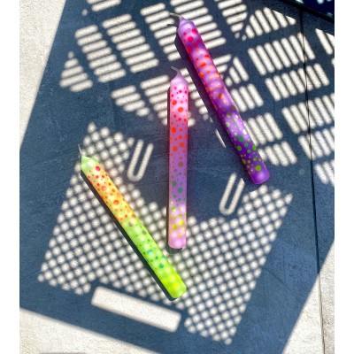 Dip Dye Graphic lights * Dots 402 Ø 2,1 cm - H 21 cm (pack de 3)