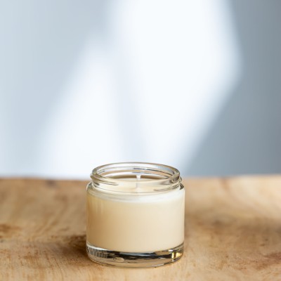 Bougie parfumée Fleurange – Pot upcyclé, Fleur d’Oranger