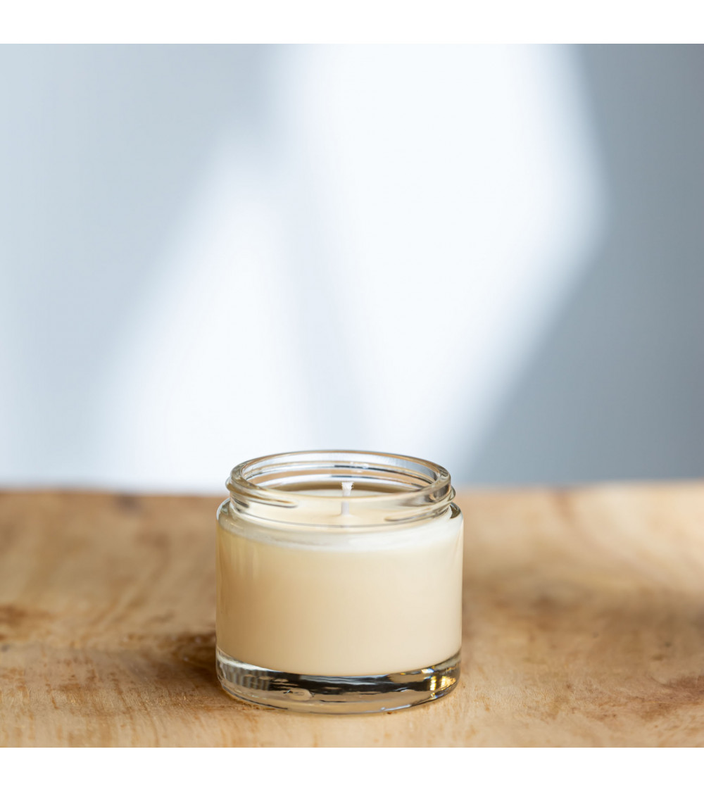 Bougie parfumée Fleurange – Pot upcyclé, Fleur d’Oranger