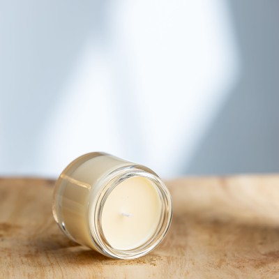 Bougie parfumée Fleurange – Pot upcyclé, Fleur d’Oranger