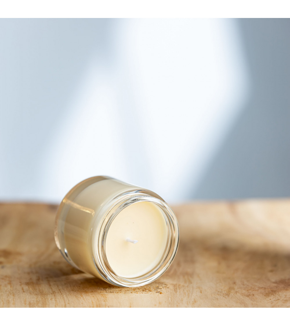 Bougie parfumée Fleurange – Pot upcyclé, Fleur d’Oranger