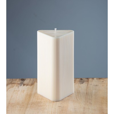Bougie design naturelle "Merlette" - L'élégance 100% Française