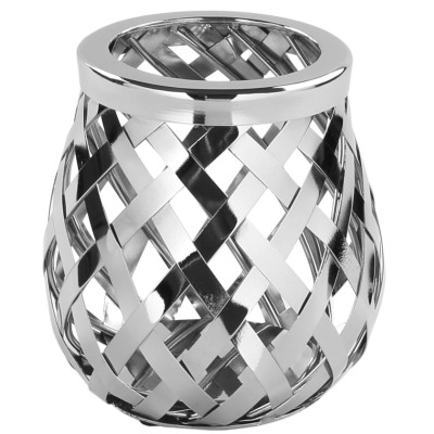 Lanterne OTIS en acier inoxydable - H 15 cm