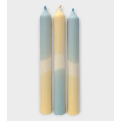 Ciel de Dune – Bougies pastel Bleu Gris & Crème