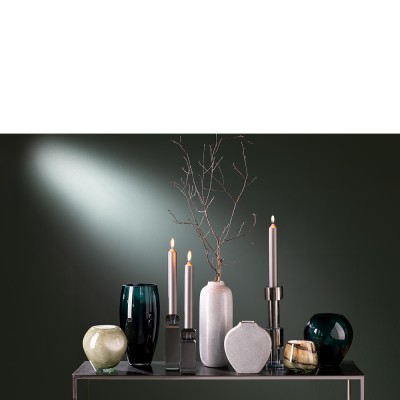 Bodi - Chandelier en verre cristal pour 1 bougie - H 27 cm