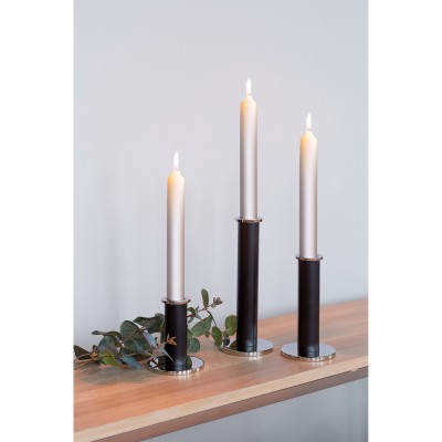 Strato - Chandelier noir pour 1 bougie - H 18 cm
