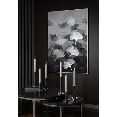 Strato - Chandelier noir pour 1 bougie - H 18 cm