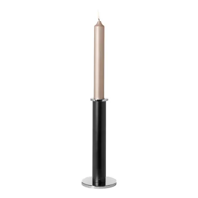 Strato - Chandelier noir pour 1 bougie - H 24 cm
