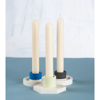 Bougie Chandelle Naturelle Artisanale & Fabriquée en France | Pack de 3 | Maison du Bougeoir