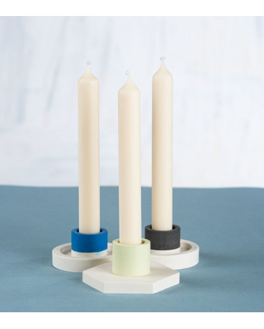 Bougie Chandelle Naturelle Artisanale & Fabriquée en France | Pack de 3 | Maison du Bougeoir