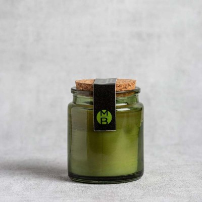 bougie parfumée vue face