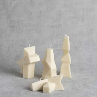 Bougies artisanales Maison du Bougeoir – gamme Dobraduras en cire végétale colza