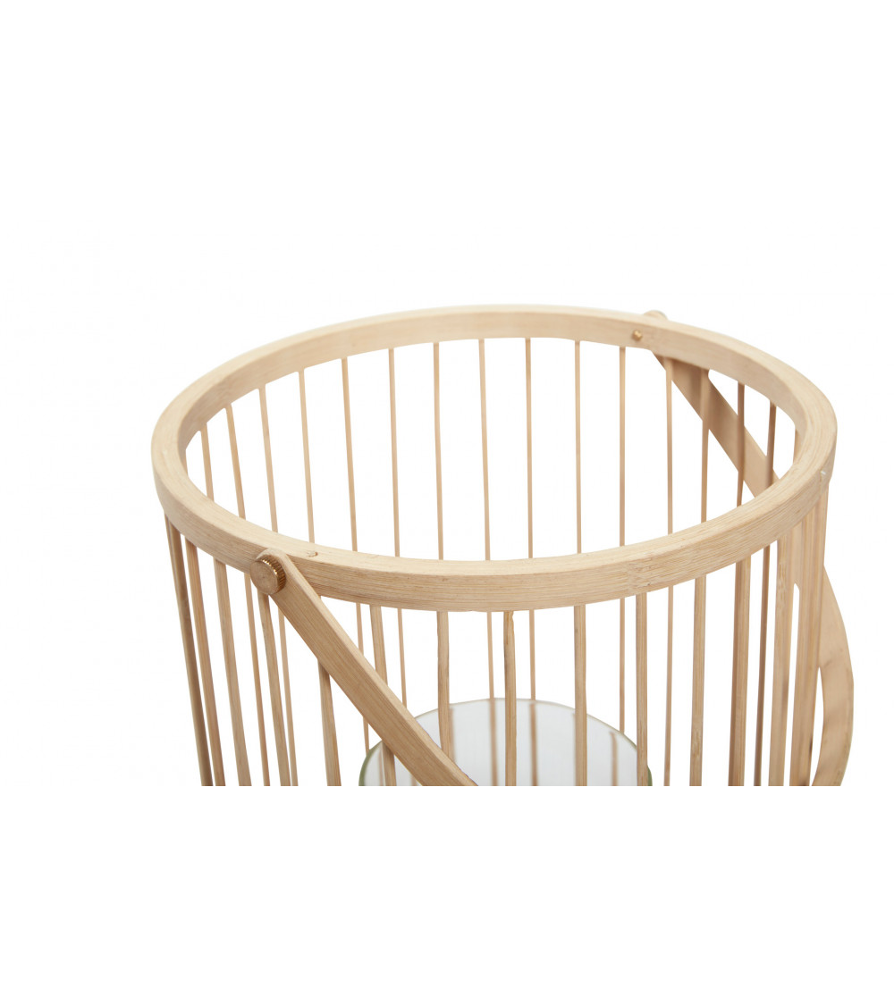 Lanterne en bambou naturel (par 2)