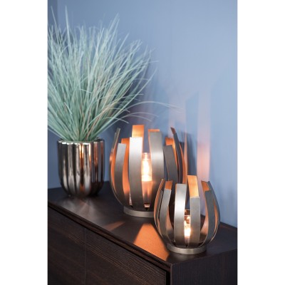 Photophore avec verre Orfea H 30 cm