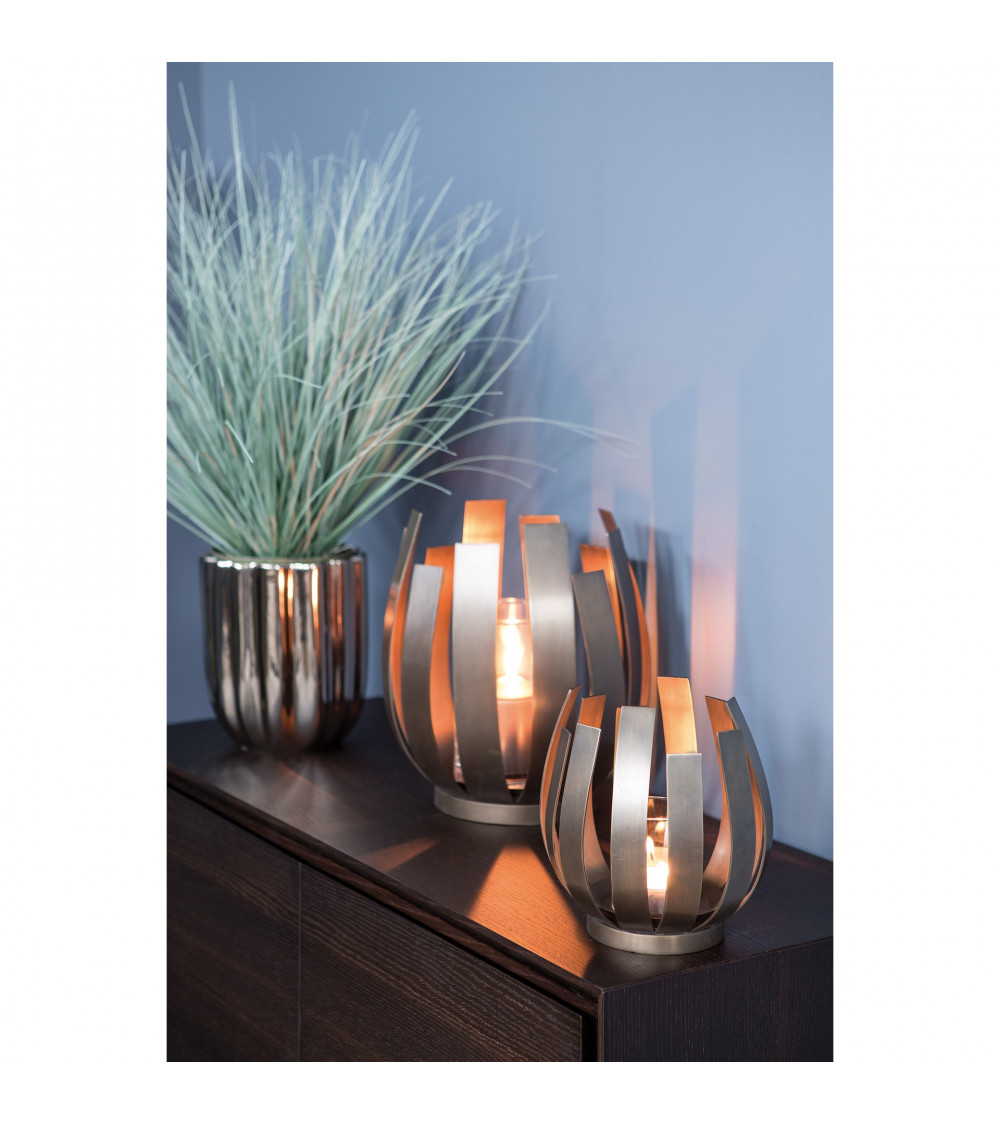 Photophore avec verre Orfea H 30 cm