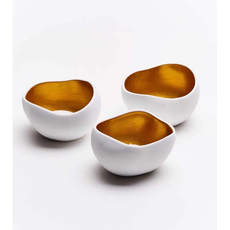 Bougeoirs Gold (x3)